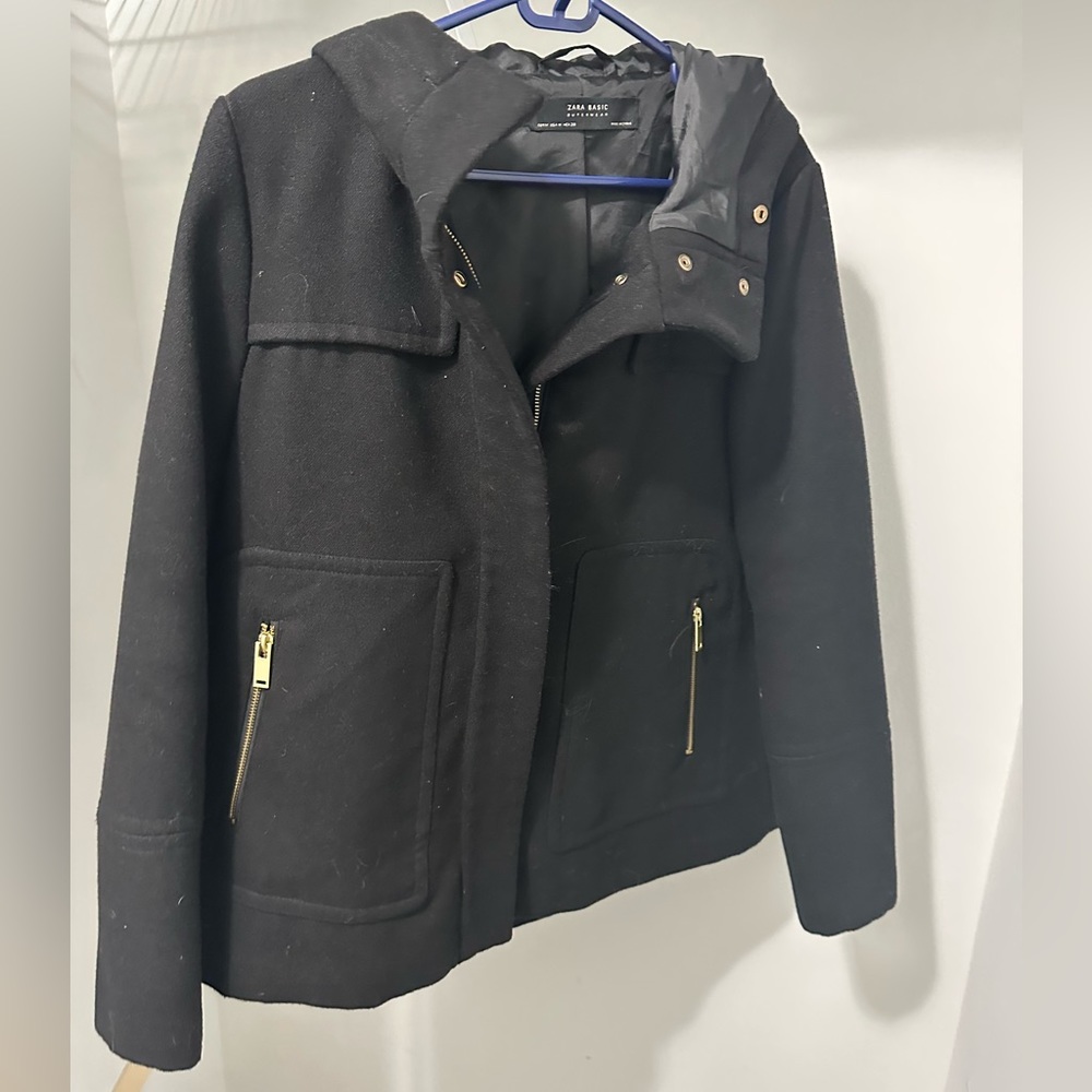 Zara Basic Wool Coat - image 1